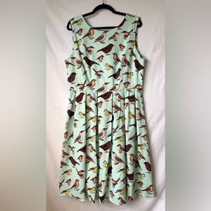 LA Soul Bird dress vintage style size 3XL
